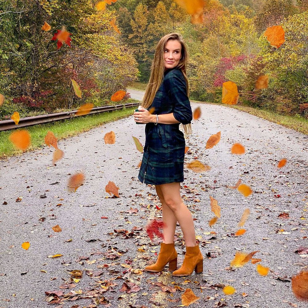 Flannel Shirt Dress